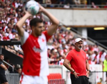 Kouč Slavie Trpišovský vyrovnal trenérský rekord v počtu výher v samostatné lize