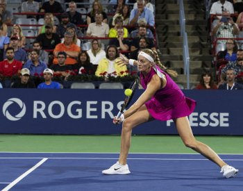 Kvitová vyřadila v Montrealu Giorgiovou, Alcaraz je v Torontu v osmifinále