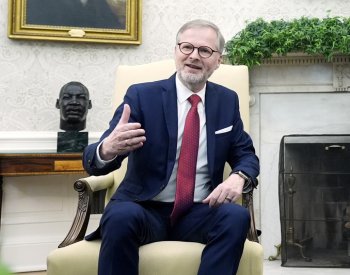 USA i Evropa musejí aktivně pomáhat Ukrajině, řekl Fiala po schůzce s Bidenem