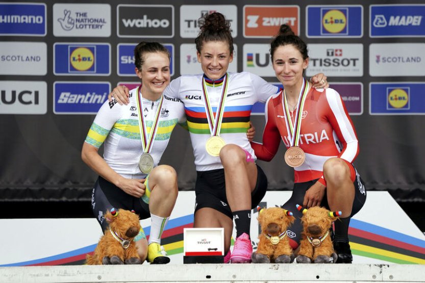 Silniční časovku na MS vyhrála Dygertová z USA, Kvasničková byla 40.