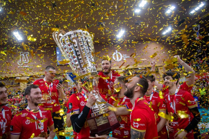 Volejbalisté Českých Budějovic jsou pojedenácté mistry, Lvy dnes porazili 3:2