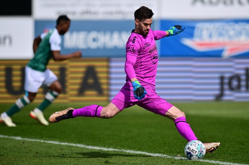 Jablonci sebrala výhru nad Mladou Boleslaví chyba brankáře Hanuše