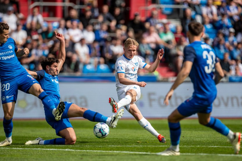 Ostrava neudržela dvoubrankový náskok a s Libercem remizovala