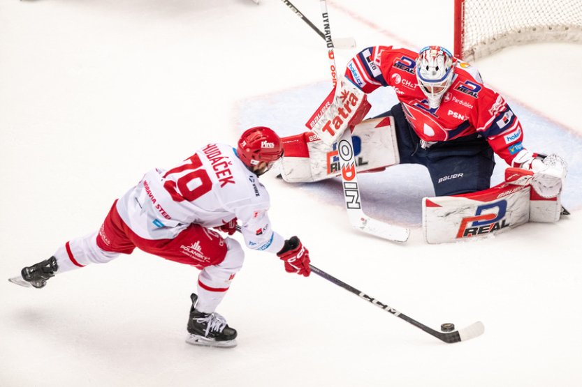 Produktivitu play off extraligy ovládl Slovák Hudáček z Třince