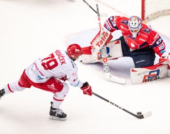 Produktivitu play off extraligy ovládl Slovák Hudáček z Třince