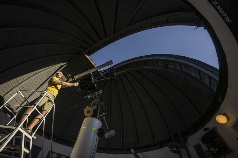 Hvězdárna v Turnově nejvíce láká, když je na obloze nějaký zajímavý úkaz