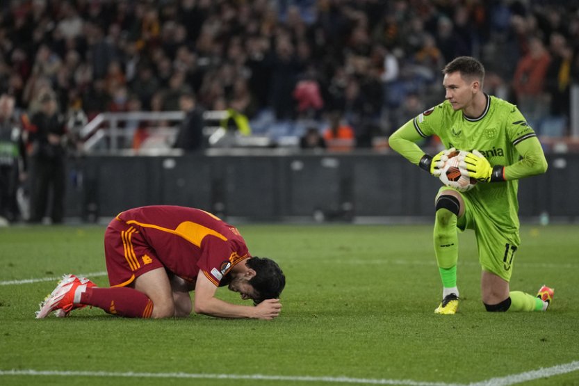 Leverkusen je po výhře 2:0 na hřišti AS Řím blízko finále EL