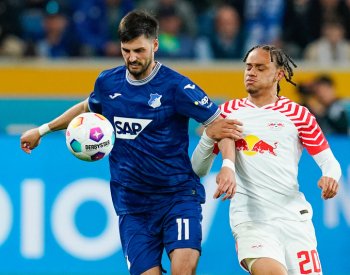 Hoffenheim v poslední minutě zachránil bod za remízu s Lipskem