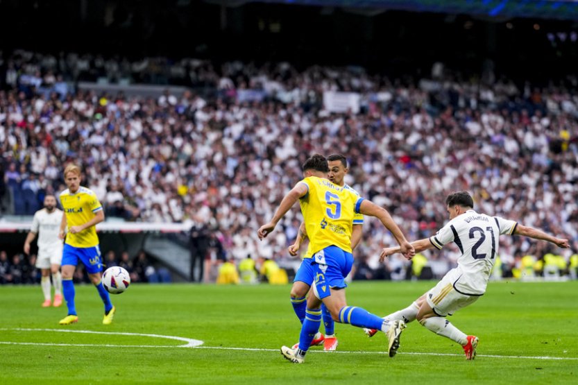 Fotbalisté Realu porazili doma Cádiz a mohou už dnes získat španělský titul