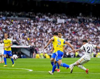 Fotbalisté Realu porazili doma Cádiz a mohou už dnes získat španělský titul