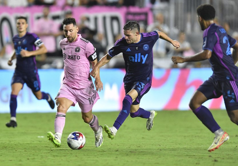 Messi za Miami skóroval i v pátém zápase a pomohl Interu do semifinále poháru