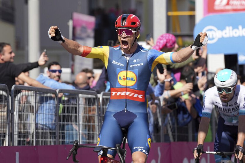 Čtvrtou etapu Gira vyhrál Milan, Hirt udržel průběžné osmé místo