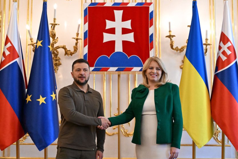 Čaputová před koncem mandátu přijela na návštěvu do Kyjeva