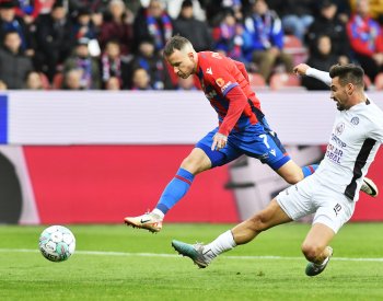 Šulc hattrickem zařídil Plzni výhru 4:2 v přestřelce se Slováckem