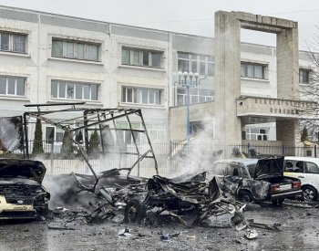 V Belgorodu se zčásti zhroutila obytná budova, ruské úřady obviňují Ukrajinu