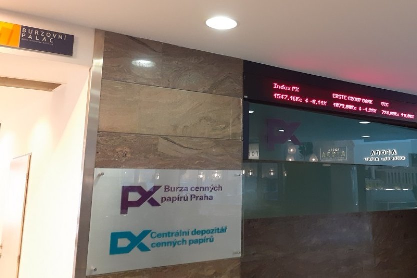 Index pražské burzy posílil skoro o půl procenta, pomohl mu hlavně ČEZ