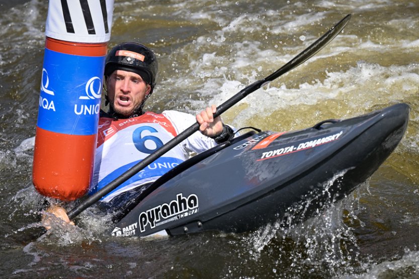 Přindiš vybojoval zlato na ME v časovce v kayakcrossu