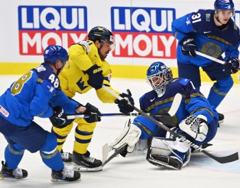 Švédští hokejisté porazili na MS Kazachstán 3:1 a jsou i nadále stoprocetní