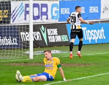 Fotbalisté Hradce na úvod finále skupiny o Evropu vyhráli v Teplicích 1:0