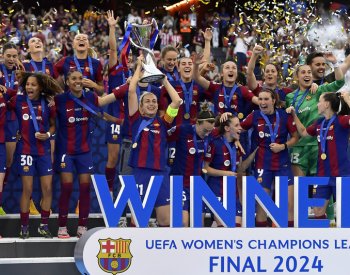 Fotbalistky Barcelony porazily Lyon a obhájily triumf v Lize mistryň