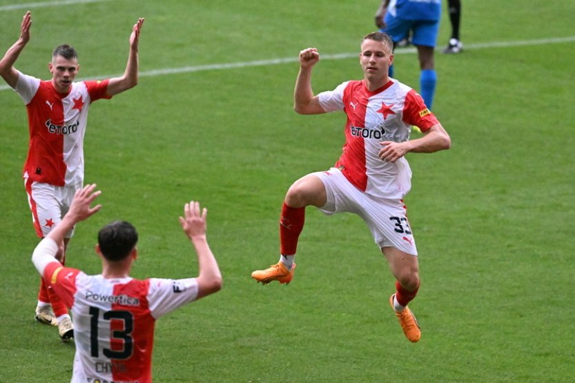 Slavia porazila Mladou Boleslav 4:0, Jurečka předstihl v tabulce střelců Šulce