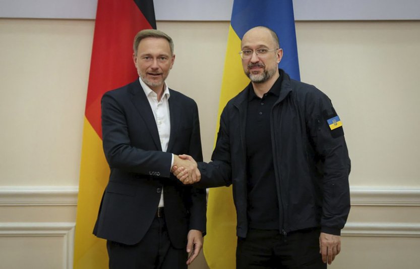 Německý ministr financí Lindner přijel do Kyjeva a slíbil další pomoc