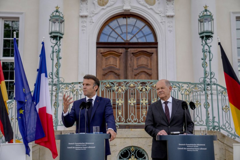 Scholz s Macronem označili podporu napadené Ukrajiny za prioritu