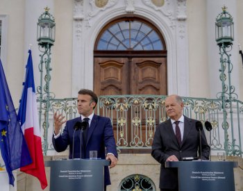 Scholz s Macronem označili podporu napadené Ukrajiny za prioritu