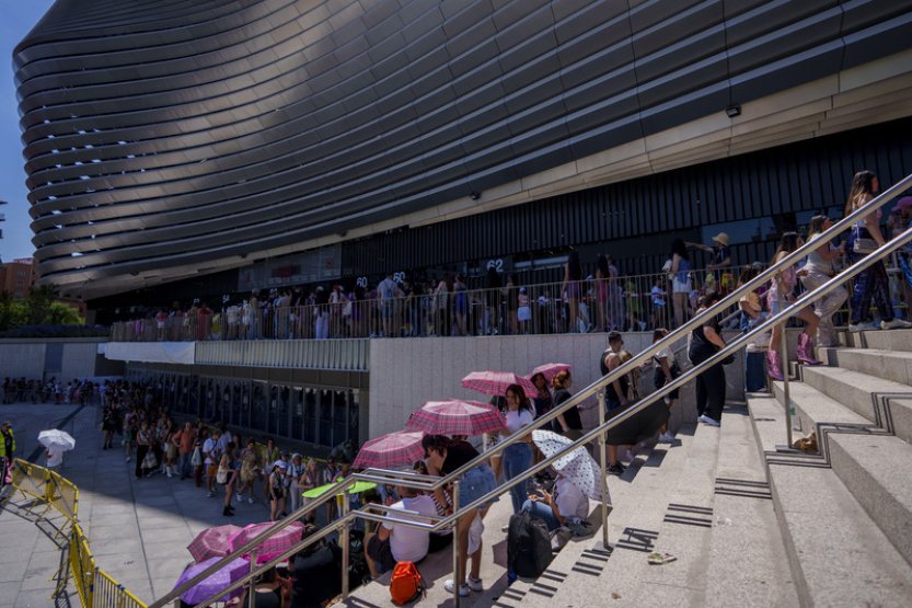 Koncertům Taylor Swiftové hrozí v Madridu pokuta za hlasitou hudbu