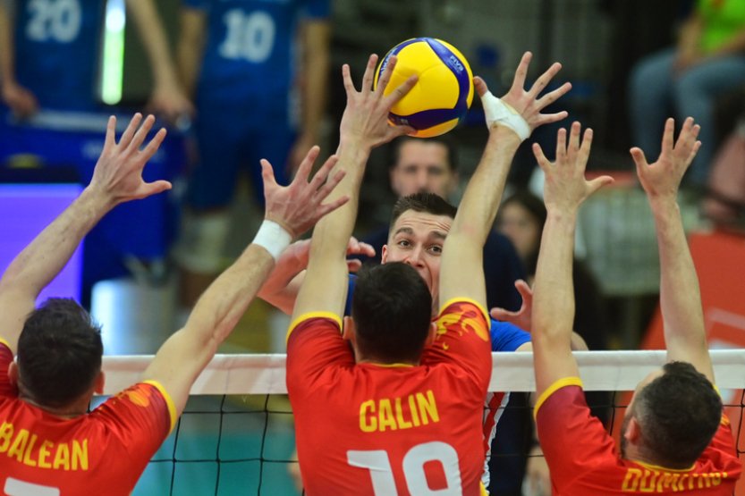 Čeští volejbalisté na závěr Evropské ligy udolali Rumuny a jsou ve Final Four