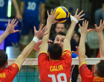 Čeští volejbalisté na závěr Evropské ligy udolali Rumuny a jsou ve Final Four