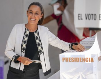 Sheinbaumová se asi stane první prezidentkou Mexika, poblahopřáli jí protivníci