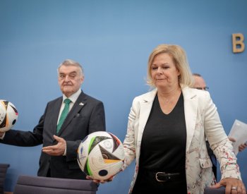 Bezpečnost na fotbalovém ME je pro Německo podle ministryně vnitra prioritou