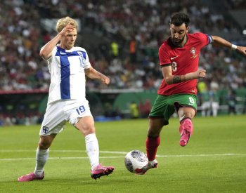 Fotbalisté Portugalska se na utkání s Čechy naladili výhrou 4:2 nad Finskem
