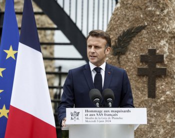 Macron zahájil třídenní oslavy 80. výročí vylodění v Normandii