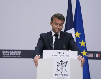 Macron: Francie a USA zesílí své úsilí o snížení napětí na Blízkém východě