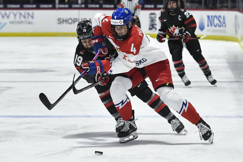 Pejšová byla nejvýše postavenou Evropankou na draftu hokejové PWHL