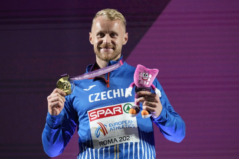 Pocity při hymně byly pro oštěpaře Vadlejcha slastné, těší se na další práci