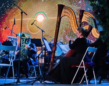 Na úvod žesťového Brno Brass Fest byla k vidění nafukovací Astrosféra