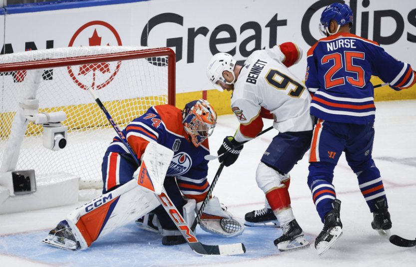 Florida porazila Edmonton i potřetí a kráčí za Stanley Cupem