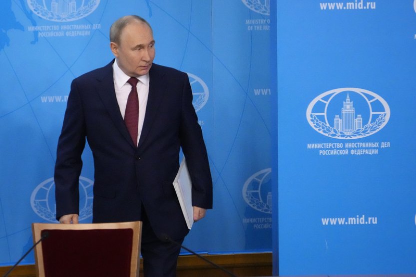 Putin označil stažení ukrajinských sil z části Ukrajiny za podmínku k jednání