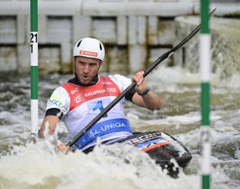 Kajakáři Přindiš a Krejčí doplnili na SP v Krakově na pódiu vítězného Clarkea
