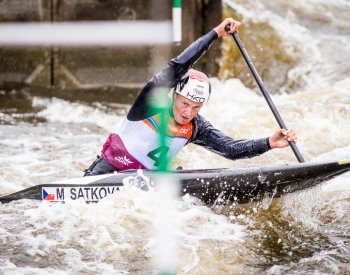 Kanoistka Martina Satková byla třetí na SP ve vodním slalomu v Krakově