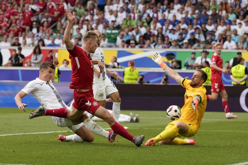 Dánové na úvod remizovali se Slovinci, na Eriksenův gól odpověděl Janža
