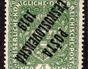 V Bratislavě vydražená čs. známka je zřejmě třetí nedražší prodanou v aukcích