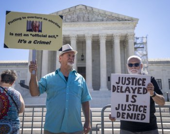 Nejvyšší soud USA vrátil otázku Trumpovy imunity nižšímu soudu