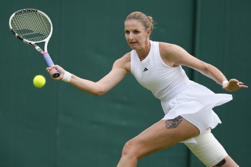 Doplácím na to, že nejsem nasazená, řekla Plíšková po brzkém konci Wimbledonu