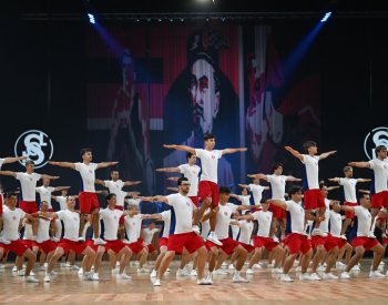 Sportovní výkony i vystoupení umělců dnes vyprávěly příběh Sokola