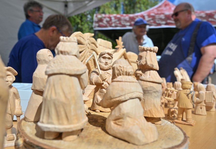 Třešť uspořádala 22. ročník Dřevořezání a zpřístupnila novou expozici betlémů