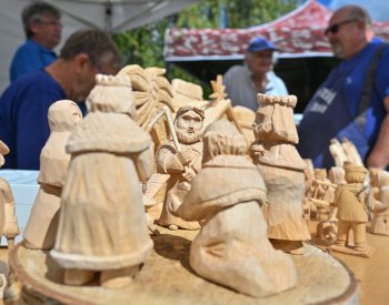Třešť uspořádala 22. ročník Dřevořezání a zpřístupnila novou expozici betlémů